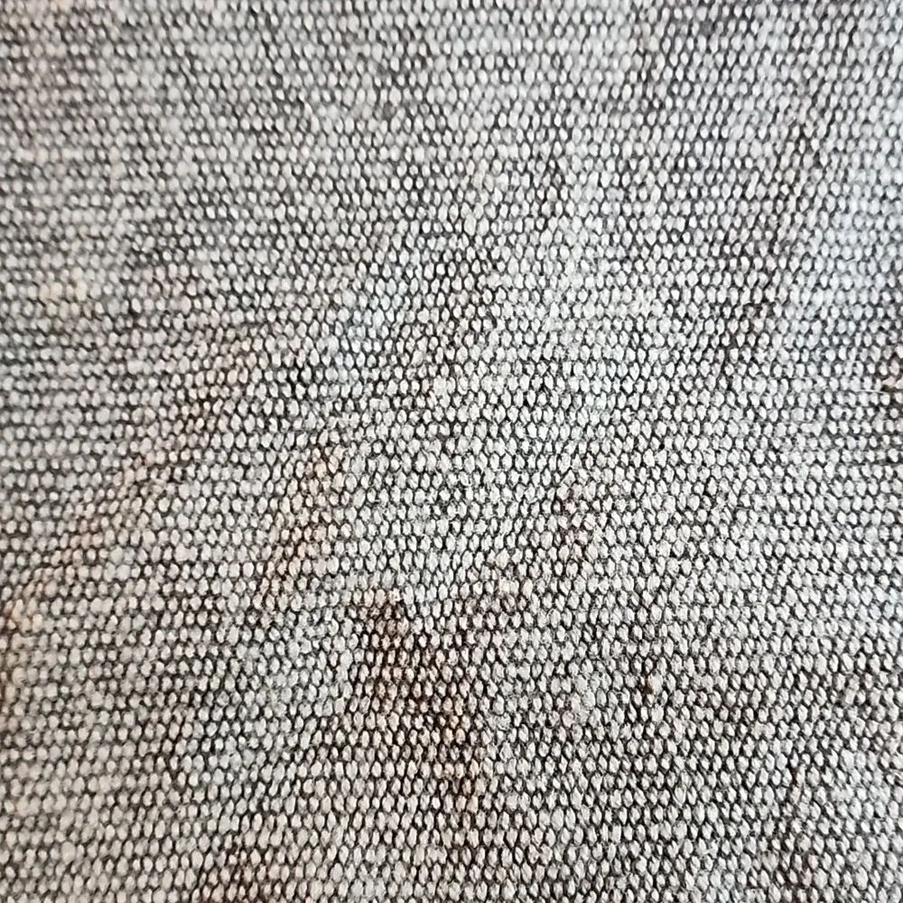 Set Of Two 100% Cotton Gray Pillow Covers With White Contrast Stitching EUC